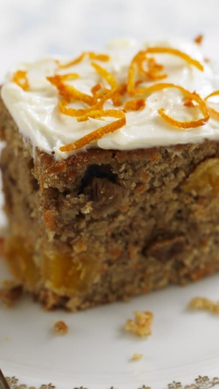Jaggery carrot bars for the lunchbox