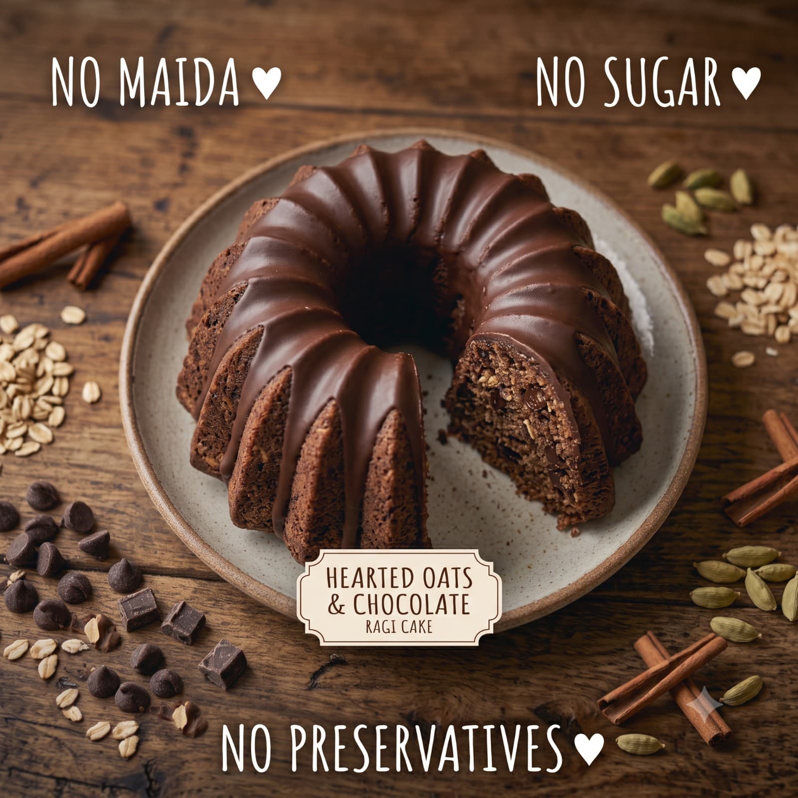 Ragi Choclate Cake